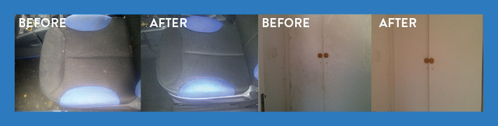 cupboard and seating cleaning